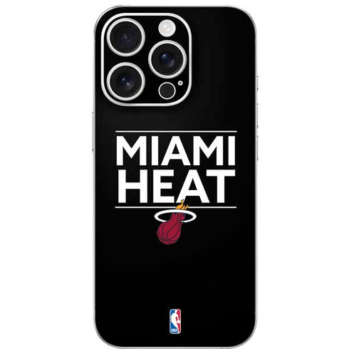 NBA Miami Heat Standard - Black iPhone 16 Pro Skin